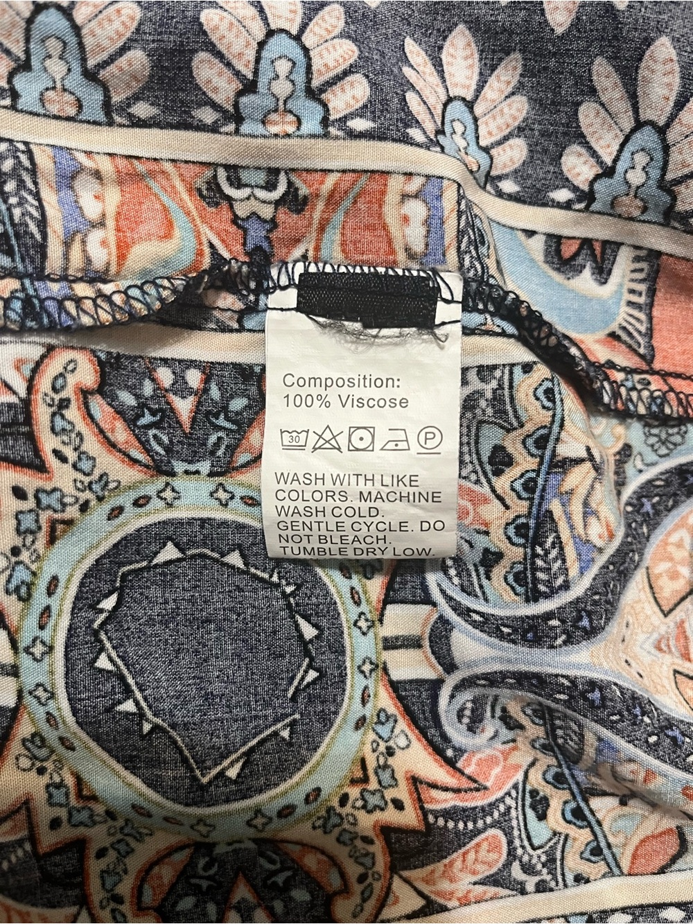 Bohemian Print Women's Cardigan - Picture 4 of 4